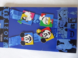 Disney Trading Pins Mickey Mouse and Friends 2021  Lanyard Starter Set - £14.84 GBP