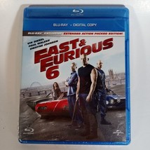 Fast and Furious 6 Extended Edition (2013) Blu-ray + Digital Copy FACTORY SEALED - £4.99 GBP