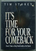 It’s Time for Your Comeback Tim Storey HC DJ Hardcover Christian Self Help - £7.90 GBP