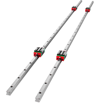 VEVOR Linear Rail HSR15 1.5m, 2pcs Linear Guideway Rail &amp; 4  Bearing Blocks - $80.99