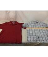 Adult Men&#39;s Ecko Unltd. Maroon Polo XL Shirt &amp; Union Bay Plaid XL Shirt ... - $392.77 MXN