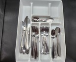 Rogers ROYAL MANOR Stainless Flatware - Full 6-Place Setting + Extra - L... - $42.79