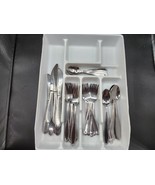Rogers ROYAL MANOR Stainless Flatware - Full 6-Place Setting + Extra - L... - £33.61 GBP