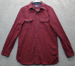 Polo by Ralph Lauren Shirt Mens Medium Multi Gingham Chest Pockets Button Down - $23.12