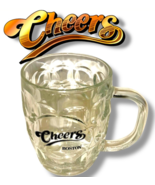 Cheers TV Show Boston Beer Barrel Mug Clear Glass Stein 16oz 2001 USA - $34.07 CAD