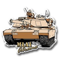 M1A1 Abrams Tank Magnet by Classic Magnets, Collectible Souvenirs Made in The US - £3.73 GBP