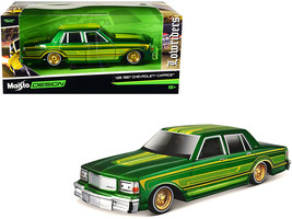 1987 Chevrolet Caprice Green Metallic with Graphics &quot;Lowriders&quot; &quot;Classic Musc... - £33.34 GBP