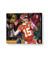 Framed Abstract Patrick Mahomes Art Print Limited Edition w/signed COA - £15.02 GBP