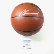 Reggie Jackson Andre Drummond Signed Basketball PSA/DNA Detroit Pistons Autograp - £120.18 GBP