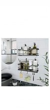 2 Pack Shower Caddy Bathroom Shelf, No Drilling Adhesive Bathroom Storage - $59.13