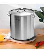 SOGA Stock Pot 25Lt Top Grade Thick Stainless Steel Stockpot 32CM 18/10 - $119.90