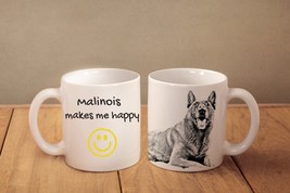 Belgian Shepherd, Malinois- dog with a cat and description:&quot;... makes me happy&quot;  - £12.04 GBP