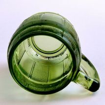 Miniature Green Glass Barrel Mug Keepsake Toothpick Jewelry Holder image 3