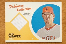 2012 Topps Heritage Clubhouse Collection Relic Jered Weaver CCR-JW Angels - $4.94