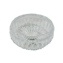 Libbey Brilliant Period Cut Crystal Bowl 8&quot; Buzzsaw Centerpiece Candy Trinket - £27.09 GBP