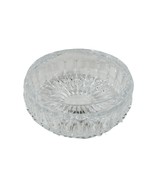 Libbey Brilliant Period Cut Crystal Bowl 8&quot; Buzzsaw Centerpiece Candy Tr... - £26.75 GBP