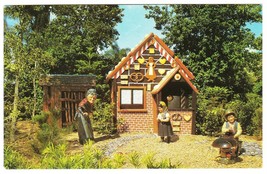 Vintage Postcard Hansel and Gretel Dwarf Village Busch Gardens Tampa Florida - £5.53 GBP