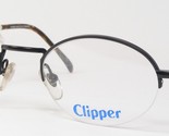 Gafas Vintage Clipper 9070 BP F D061 Negras ÚNICAS RARAS 48-22-145mm Fra... - $135.62