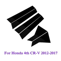 Car-styling 6PCS   5th CRV 2012-2018 Car Window Center Pillar Stickers Trim Exte - £97.57 GBP