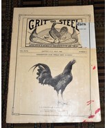 XRARE: July 1925 Grit and Steel Magazine - cock fighting game fowls - £60.09 GBP