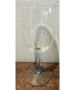 Vintage Libbey Pale Blue Wine Glass - $8.81