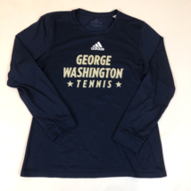 adidas George Washington University Tennis Blue Womens Long Sleeve Size Medium - £15.69 GBP