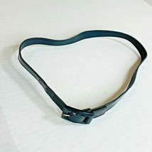 3/4&quot; Thick Belt Black Patent Faux Leather Belt Size 8 - $8.90
