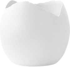 Vase Bungalow 5 Cambria Oval Organic Glossy Interior White Matte Exterior Blanc - £220.12 GBP