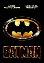 1989 Batman Movie Poster Print Michael Keaton DC Comics Gotham City  - £7.01 GBP
