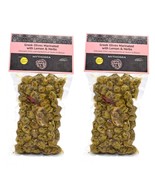 Greek Traditional Premium Olives With Lemon Herbs,2x250G,Free Ship - £43.51 GBP