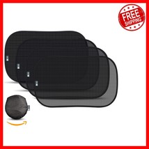 Innovative Car Window Shade XL - Strong Cling, Blocks 99% UV Rays, 4-Pack - $28.12