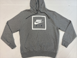 Nike Air Sweatshirt Men’s Medium Grey Hoodie Casual Wear/Comfort.! - $317.35 MXN