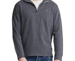 Polo Ralph Lauren Mens Estate-Rib Mock-Neck Pullover Dark Grey Heather-XL - $69.99