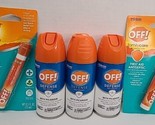 (3)Off! Defense Insect Repellent With Picaridin 5 oz Bottle Mosquitoes T... - £14.77 GBP