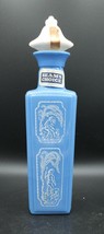 Vintage 1965 Jim Beam Man with Dog Light Blue Decanter with Topper Beam&#39;s Choice - £11.86 GBP