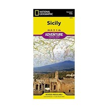 National Geographic Adventure Map Sicily: Italy National Geographic Maps - $17.00