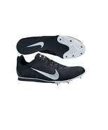 NIKE MEN'S RIVAL D IV TRACK & FIELD CLEATS/SHOES black silver NEW $70 001 - £35.96 GBP