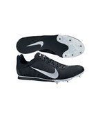 NIKE MEN'S RIVAL D IV TRACK & FIELD CLEATS/SHOES black silver NEW $70 001 - $44.99