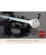 Oriental classic style handmade jade bamboo hairpin length:16-19 cm - $21.80