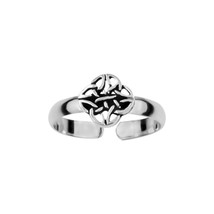 925 Sterling Silver Celtic Knot Toe Ring - £11.84 GBP