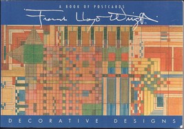 Frank Lloyd Wright A Book Of 30 Postcards Decorative Desgins - £7.17 GBP