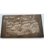 Built-Rite Army Trench Complete with Six Soldiers #14 Paper Doll Set VTG - £39.33 GBP