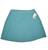 Mountain Hardwear Tonga Skirt Womens L Teal Striped Cotton Stretch Mini - $24.62