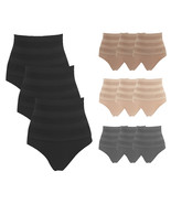 Women&#39;s 12 Pack Shapewear Hi Waist Panties Girdle Waist Shaping Brief - $700.68 MXN