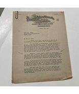 Beaumont Iron Works Drilling Equipment Mfgrs letter 1930 Dreadnaught tex... - $1,480.55 MXN