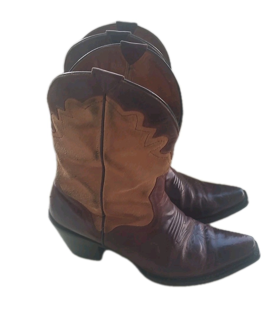 JB DILLON  Cowboy Boota SHORT BROWN SIZE 8.5 B 10967 - $49.99