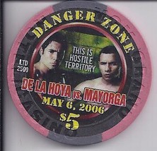Dela Hoya Vs Mayorga  5.6.2006 $5 @ Mgm Grand Vegas Boxing Chip - £23.94 GBP