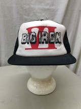 trucker hat baseball cap Vintage Snapback Mesh Big Iron VI RETRO - $39.99