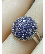 Sterling Silver Amethyst Ring Size 5.5 - $75.28 CAD