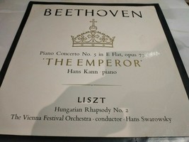 Beethoven ?– Piano Concerto No.5 In E Flat Opus 73 &quot;The Emperor&quot; Vinyl LP MBG - £9.20 GBP